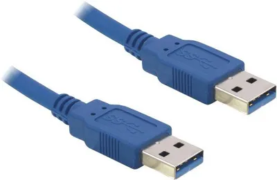 Obrázek produktu pro Hapena USB3AA1, 1 m, USB A, USB A, USB 3.2 Gen 1 (3.1 Gen 1), 5 Gbit/s, modrý