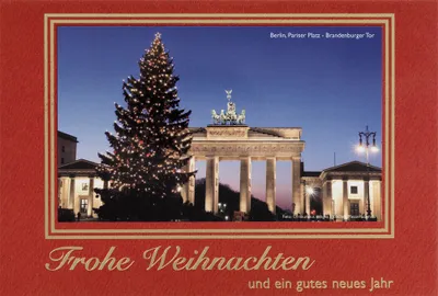 Produktbild von A – Weihnachten - Glückwunschkarte im Format 11,5 x 17 cm mit