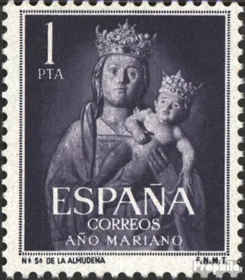 Produktbild von Briefmarken Spanien 1954 Mi 1035 postfrisch Marianisches Jahr