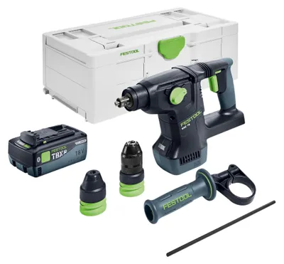 Produktbild von Festool KHC 18 EB-Basic Akku Kombihammer 18 V 2,6 J SDS-Plus Brushless + 1x Akku 8,0 Ah + Systainer - ohne Ladegerät