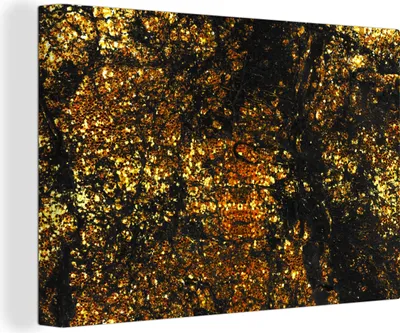 Obrázek produktu pro OneMillionCanvasses® - Obrazy na plátně - 140x90 cm, Mramor - Třpytky - Zlato, Nástěnné umění Tisk Nástěnná dekorace - Fotografie na plátně - Obraz na dřevěném rámu