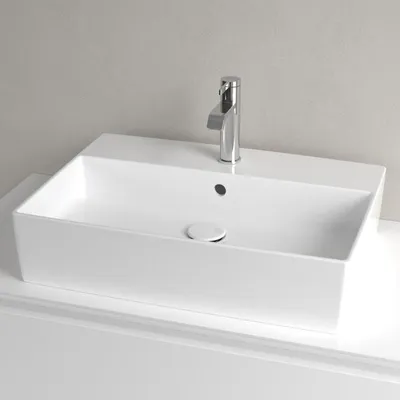 Produktbild von Villeroy & Boch Memento 2.0 Aufsatzwaschtisch 60 cm mit Hahnloch, mit Überlauf