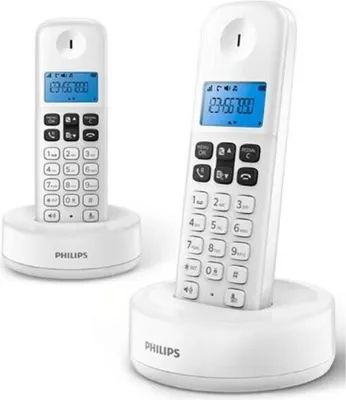 Produktbild von Philips DECT D1612W34 Schnurloses Haustelefon HQ Sound Hintergrundbeleuchtung bis zu 4
