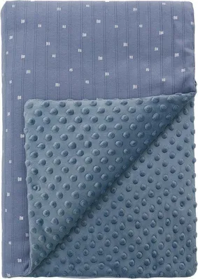 Produktbild von Famanu Babydecke 3-lagig aus Baumwolle - Grau, 75 x 100 cm
