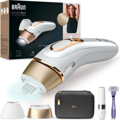 Obrázok produktu pre Braun Silk-expert Pro Silk-expert Pro 5 PL5149 Svetelná pulzná technológia (IPL), zlatá, biela