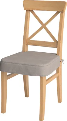 Produktbild von Dekoria Sitzkissen geeignet für das Ikea Modell Ingolf, beige-grau, Modell Inglof