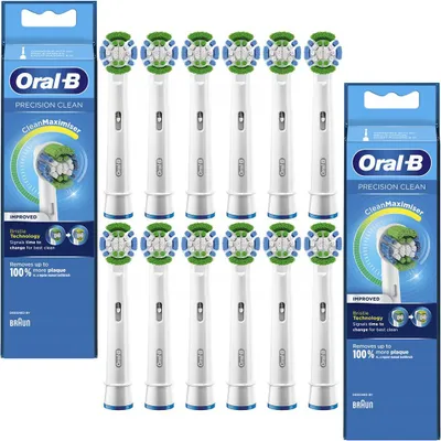 Obrázok produktu pre Oral-B Precision Clean EB20RB Clean Maximize náhradné kefky pre elektrické zubné kefky, 12 kusov