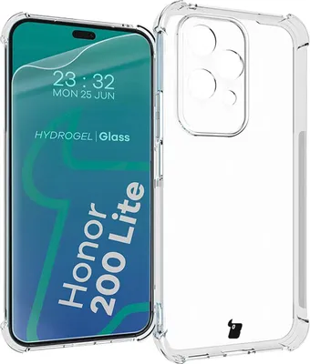 Produktbild von Bizon Case Clear Pack flexibles Case + 2x Bildschirmfolie Honor 200 Lite klar