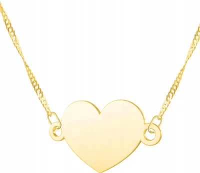 Image de Collier en argent 925 avec un petit cœur