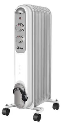 Obrázek produktu pro Ardes AR4R07S, Olejový elektrický přímotop, Olej, CE, Vnitřní, Podlaha, Černá, Šedá, Bílá