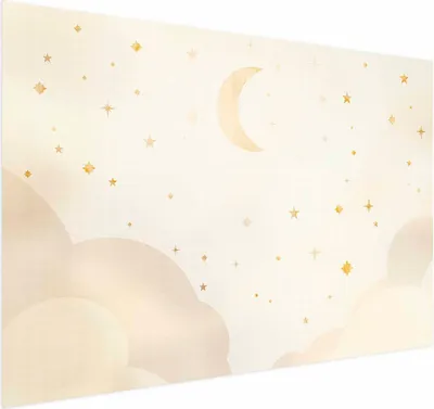 Produktbild von Posterpapier Poster - Starry Night 90x60 cm Für Kinder e-A-10134-ao-a