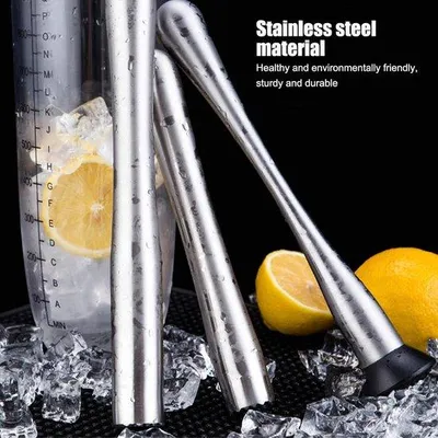 Produktbild von Frischmacher für Cocktailzutaten - Metall-Set aus 2 Teilen.