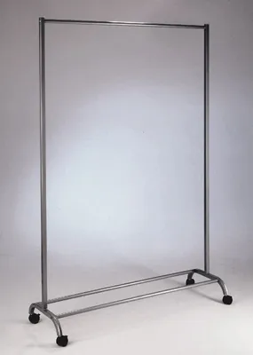 Produktbild von Rollgarderobe stabil Kleiderständer alufarben