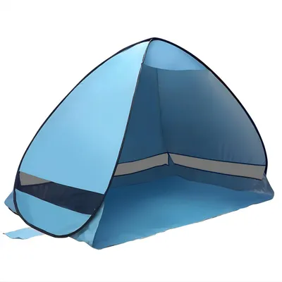 Produktbild von Pop-Up Strandzelt UV50+ – Automatisches Strandunterstand 200x120x130 cm – Leichtes Strandzelt für Familie, Camping & Outdoor