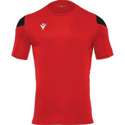 Produktbild von Macron Polis Trikot Kurzarm Herren - Rot / Schwarz
