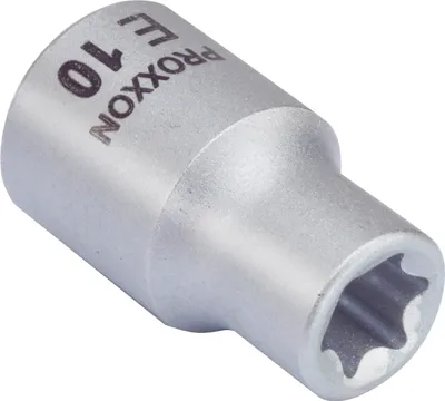 Immagine prodotto di Proxxon Steckschlüsseleinsatz 3/8 (E 10, Außen-TX, Chrom-Vanadium Stah