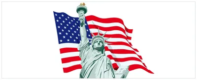 Produktbild von Wallario Wandbild aus Acryl, 200 x 80 cm, freischwebende Optik - Freiheitsstatue USA