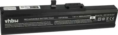 Produktbild von vhbw Akku Ersatz für Sony VGP-BPS5, VGP-BPL5, VGP-BPL5A, VGP-BPS5A für Notebook (6600 mAh, 7,4 V, Li-Ion)