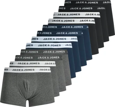 Produktbild von Jack & Jones Solid Trunks Herren (12er Pack)