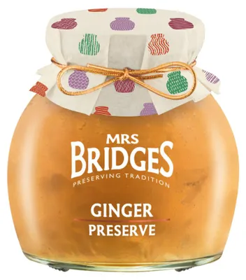 Zdjęcie produktu dla Mrs Bridges Ginger Preserve owocowy dżem imbirowy extra 340g