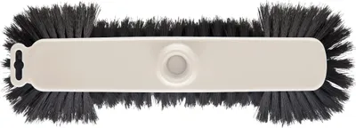 Produktbild von haug bürsten - Ersatzbesenkopf (ohne Stiel) Weiß / Schwarz - Breite ca. 28cm - 19100