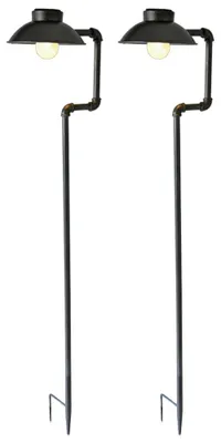 Produktbild von 2er Set LED Solar Steckleuchten, Höhe 153,5 cm JOSEPHINE