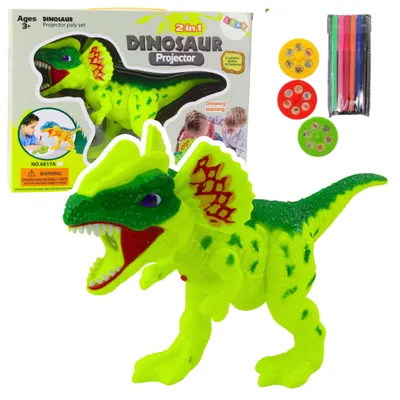 Immagine prodotto di Proiettore Dinozur per disegnare e dipingere 18 immagini Pennarelli 2 in 1