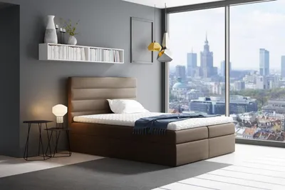 Produktbild von Bett mit Bettkasten Ehebett Betten Grün Polsterbett Boxspringbett Doppelbett Neu