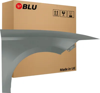 Image de BLU Aile Compatible avec Seat Leon III 3 5F LX7R Droite Silber MonsunGrau | 2012-2020 | Avant | Peint| Prêt à Monter | Acier