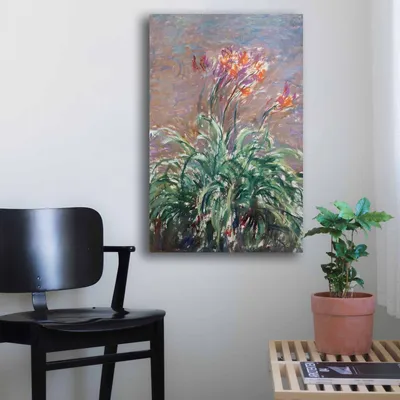 Produktbild von Wallity, 4570MONET009- CLD1109, Bunt, Leinwandbilder, 45 x 70 cm, 100% Leinwand