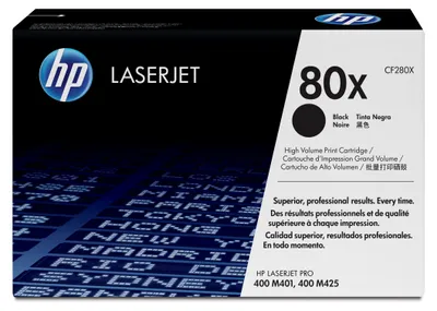 Produktbild von HP Toner CF 280 X schwarz No. 80