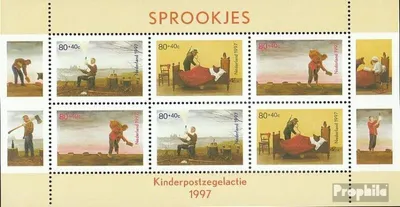 Produktbild von Briefmarken Niederlande 1997 Mi Block54 (kompl.Ausg.) postfrisch Märchen