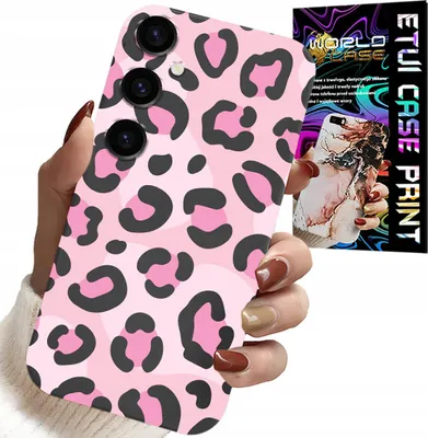 Obrázok produktu pre Puzdro Pre Samsung Galaxy A04S - Ružové S Leopardím Vzorom