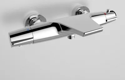 Produktbild von HOMELIVE Duschthermostat Brausethermostat Duscharmatur,Dusche Armatur Thermostat Mischbatterie,Temperatureinstellung 38°C, Messing, Chrom