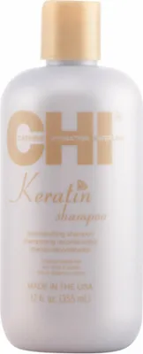 Productafbeelding van CHI Keratine Shampoo, 355 ml, Shampoo, Geschikt voor zowel mannen als vrouwen, Voor beschadigd haar, Beschermend, Glanzend, Versterkend, Fles
