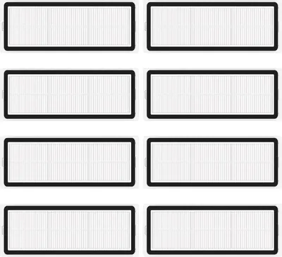 Produktbild von 8 Stück Filter Zubehör für Xiaomi Roborock S6 / S5 MAX / S6 Pure / S6 MaxV / S60 / S65 / S5 / S50 / S55 / E25 / E35 Roboter Staubsauger, HEPA-Filter Ersatzteile Ersatzteil