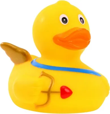 Produktbild von Amor – Quietscheente - Badeente - ca. 8 cm gross - Valentinstag Liebe