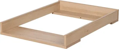 Obrázek produktu pro Přebalovací deska na komodu z bukového dřeva – dřevěná přebalovací podložka pro miminko 70 x 50 cm – pevná přebalovací deska v přírodním provedení