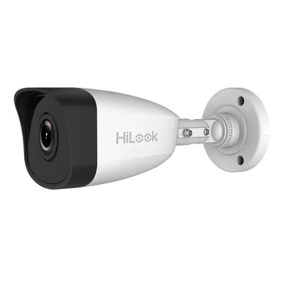 Obrázek produktu pro HiLook IPC-B140H, Bezpečnostní IP kamera, Vnitřní a venkovní, Kabel, Strop/zeď, Černá, Bílá, Kulka (tvar)