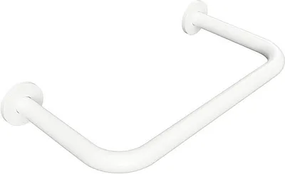 Produktbild von BELP Siphonschutz Eisen Weiß mit Abdeckung 545x80x266 mm, 120 kg Traglast für Bad & WC >> zum Bohren