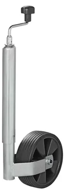 Zdjęcie produktu dla Koło podporowe 48mm z plastikową obręczą z oponą z pełnej gumy 220x70mm