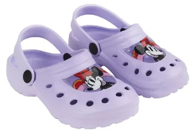 Produktbild von Disney Minnie Maus Kinder Clogs Badeschuhe Latschen Mädchen 28 bis 31 - 28/29, Lila