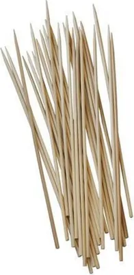 Produktbild von 10000 Papstar Schaschlikspieße, Bambus pure Ø 3 mm, 25 cm 16623