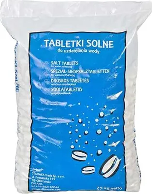 Obrázek produktu pro Solné tablety sůl 25 kg změkčovač vody