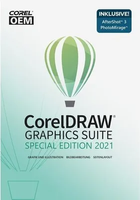 Produktbild von CorelDRAW Graphics Suite Special Edition 2021 Box + DVD NEU