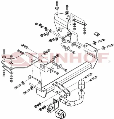 Produktbild von Z545845 Anhängerkupplung passend für ALFA ROMEO 147 2000-2010 starr