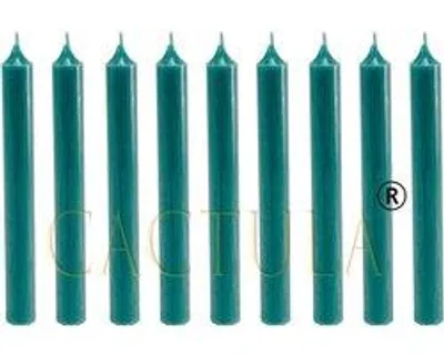 Obrázok produktu pre Cactula sviečky – tyrkysová farba – 18 kusov – 19,5 cm – priemer 2,1 cm