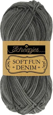 Produktbild von Scheepjes Softfun Denim 50g Grau 502