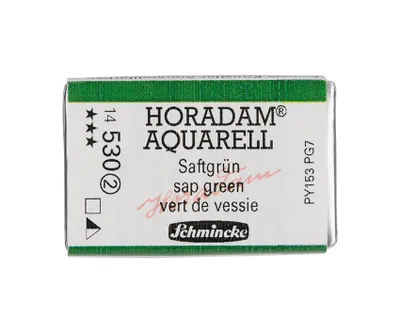Schmincke HORADAM Aquarell Saftgruen Aquarell  14 530 043 1/1 Naepfchen