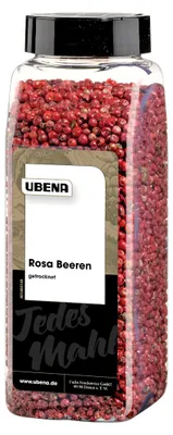 Obrázek produktu pro Ubena Růžové bobule celé sušené jemná ovocná příchuť 250g
